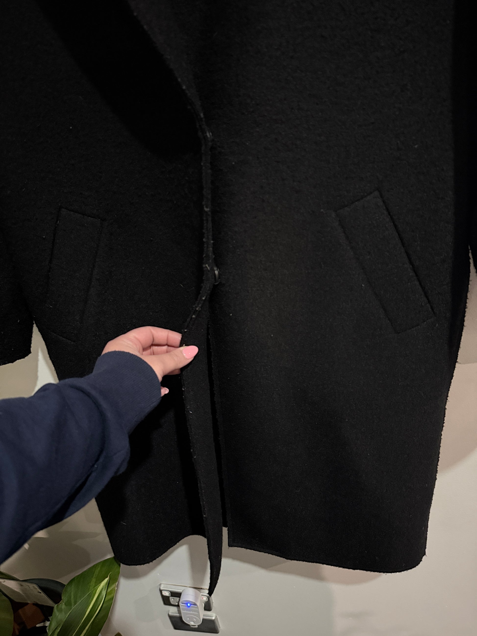Decjuba Oversized Long Winter Coat Size M