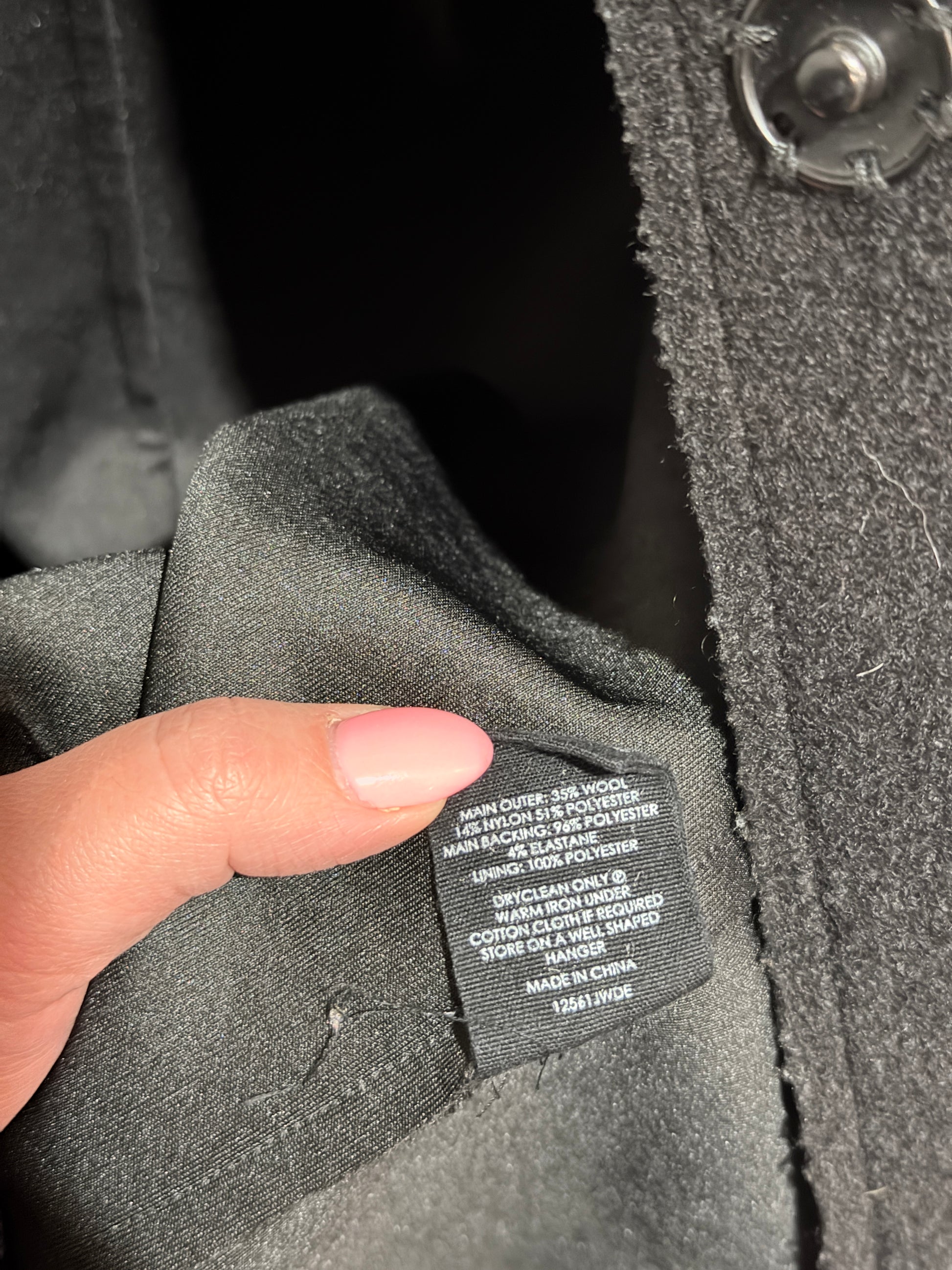 Decjuba Oversized Long Winter Coat Size M