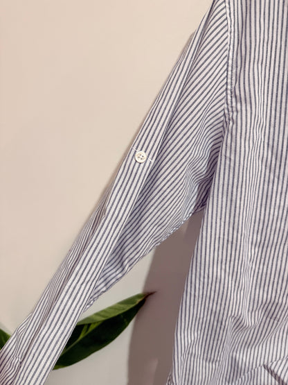 Urban Garment Striped Button-up Shirt Size U/Arm to U/Arm 55cm