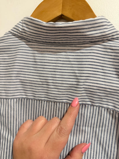 Urban Garment Striped Button-up Shirt Size U/Arm to U/Arm 55cm
