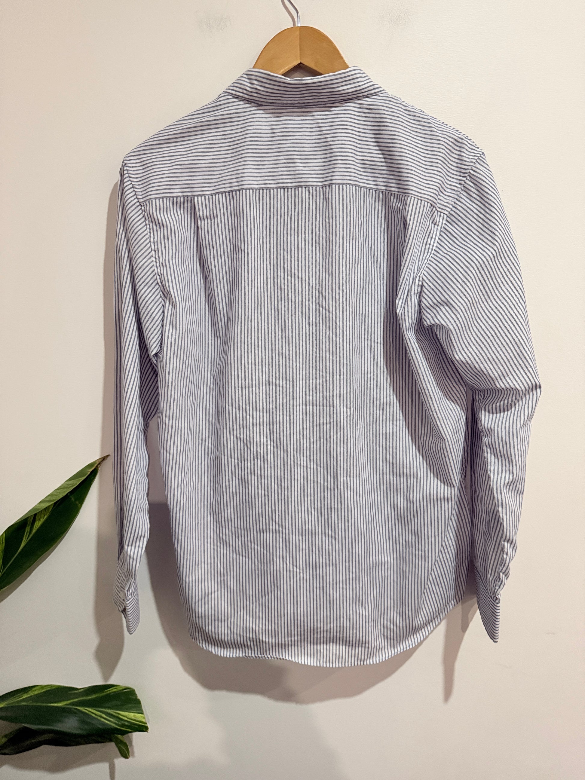 Urban Garment Striped Button-up Shirt Size U/Arm to U/Arm 55cm