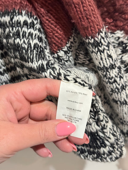 Heine Colorblock Open-front Cardigan Size U/Arm to U/Arm 47cm