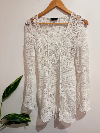 Pretty Little Thing Crochet Dress Size 6