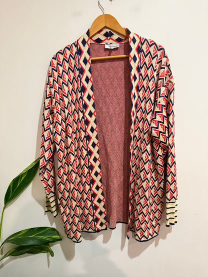 Heine Open-front Cardigan Jacket Size 38 | U/Arm to U/Arm 60cm