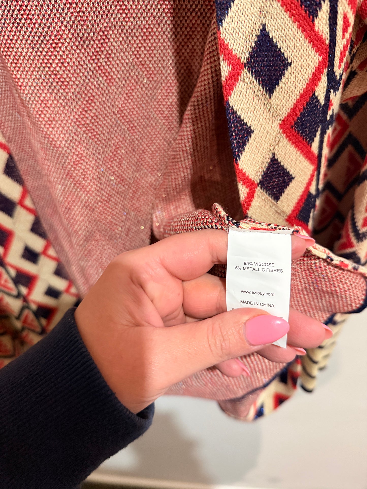 Heine Open-front Cardigan Jacket Size 38 | U/Arm to U/Arm 60cm