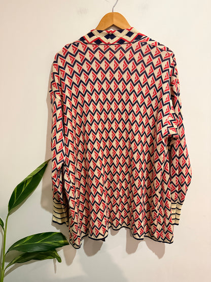 Heine Open-front Cardigan Jacket Size 38 | U/Arm to U/Arm 60cm