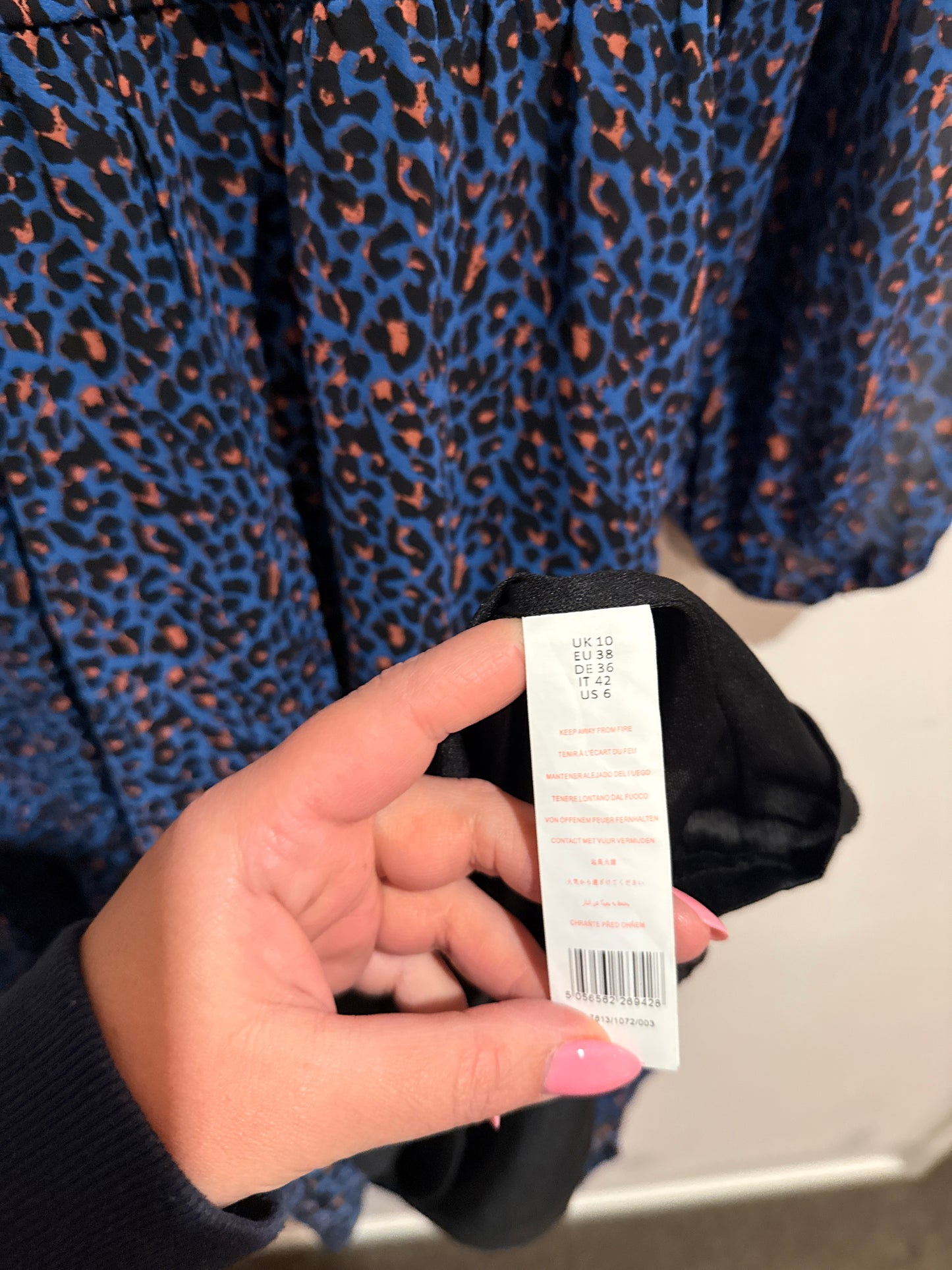 Mela London Long Sleeve Wrap Dress Size 10