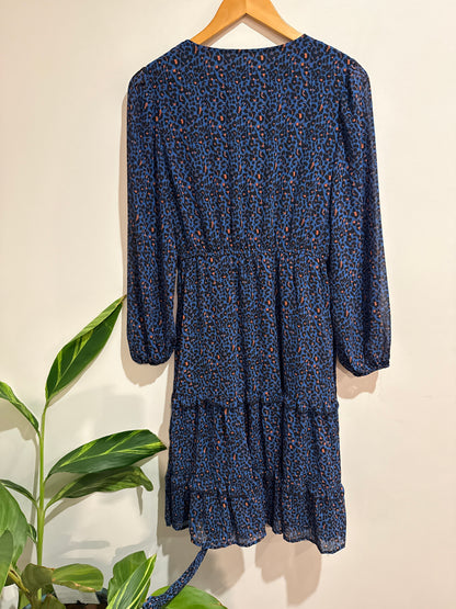Mela London Long Sleeve Wrap Dress Size 10