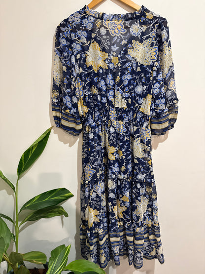Whistle Floral Midi Dress Size 10