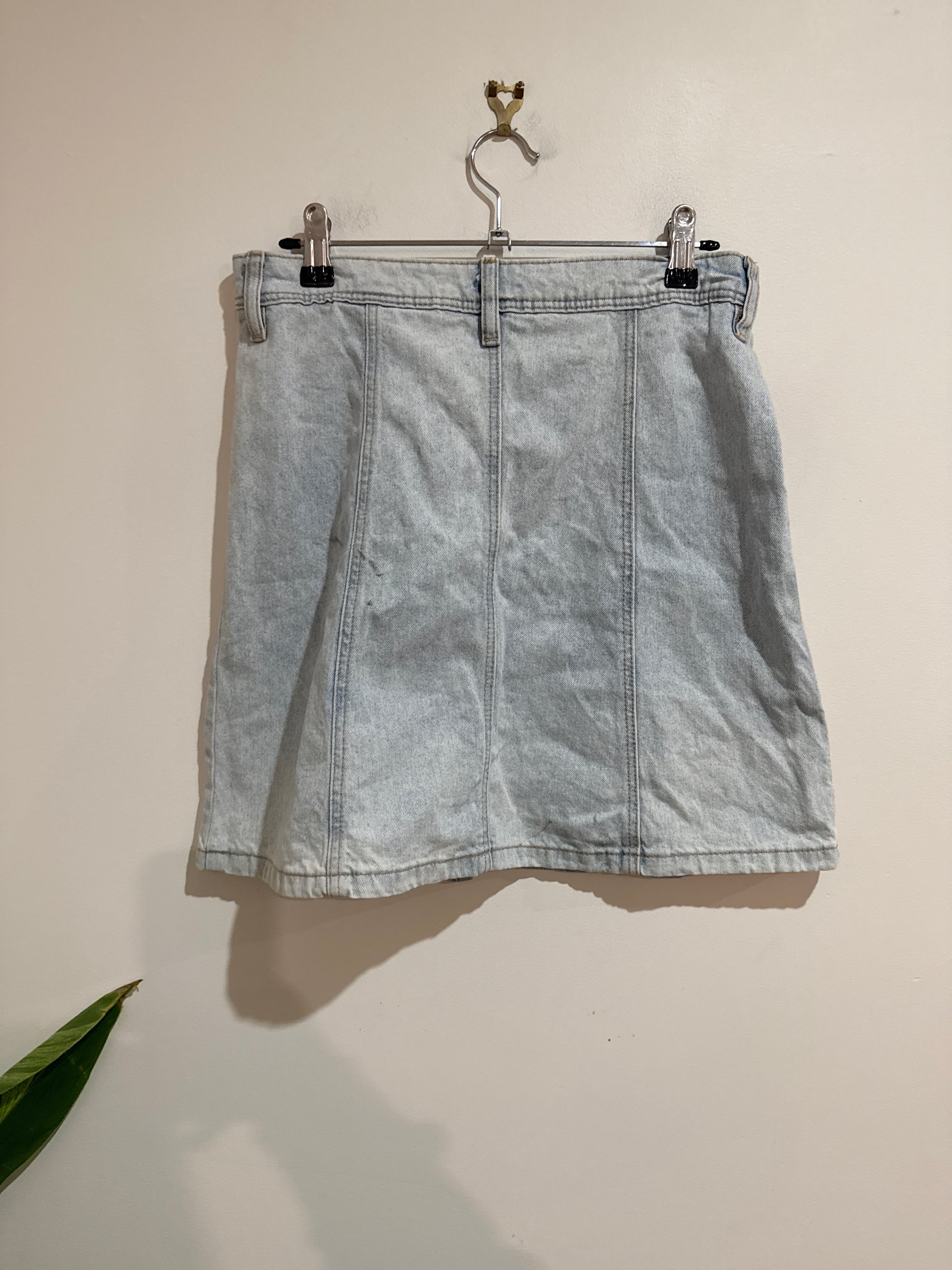 H & M A-line Denim Mini Skirt Size 36