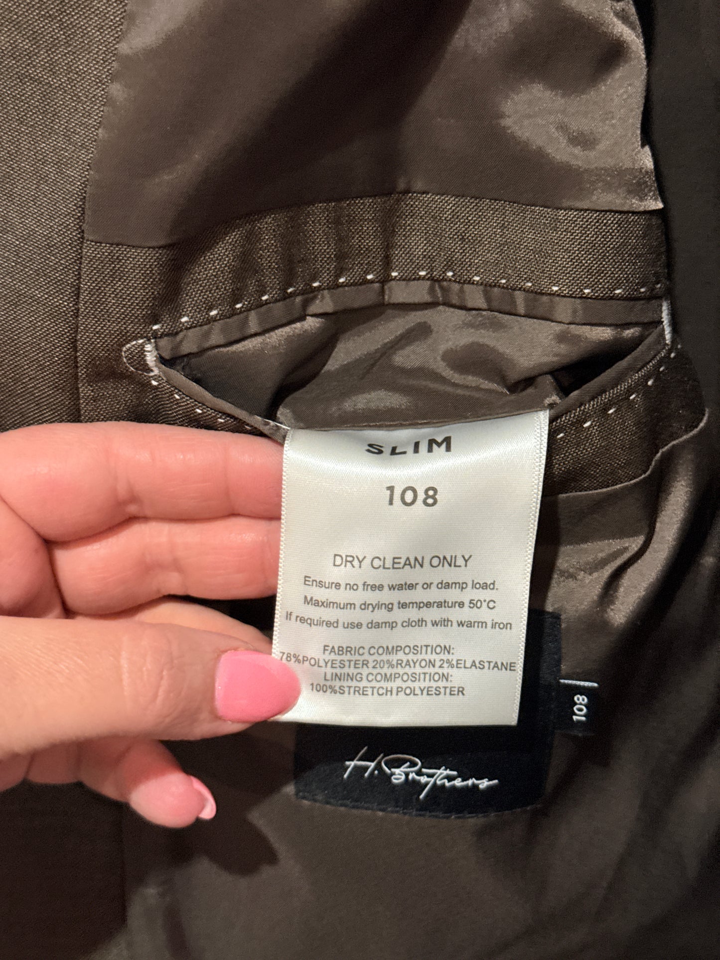 H.brothers Blazer Jacket Size 108