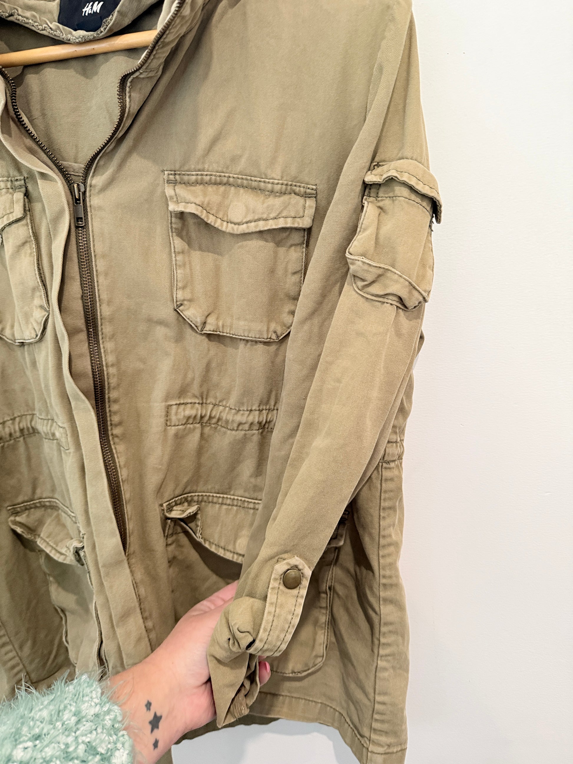 H & M Field Parka Size 44