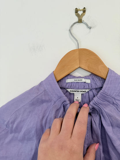 Country Shirred Top Size 4