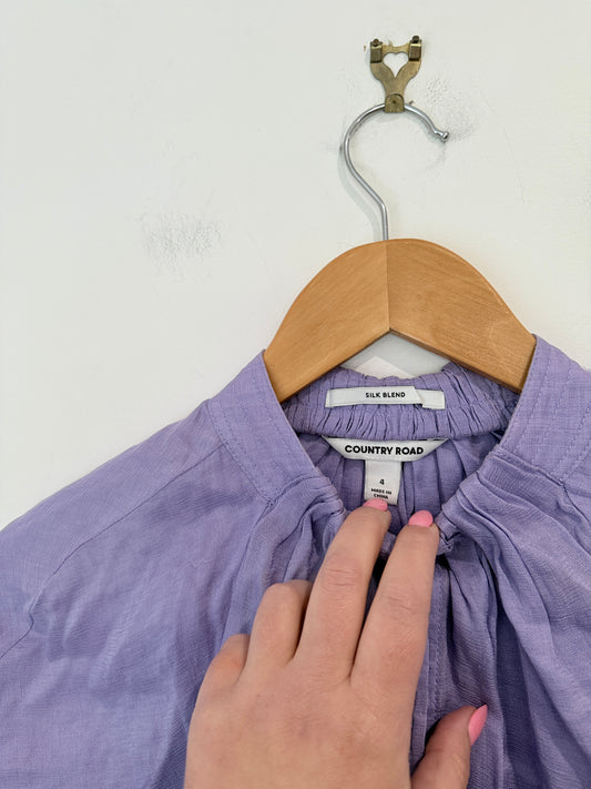 Country Shirred Top Size 4