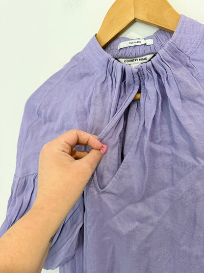 Country Shirred Top Size 4