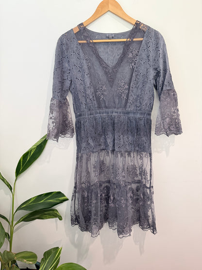 Heine Lace Dress Size 38 | U/Arm to U/Arm 44cm