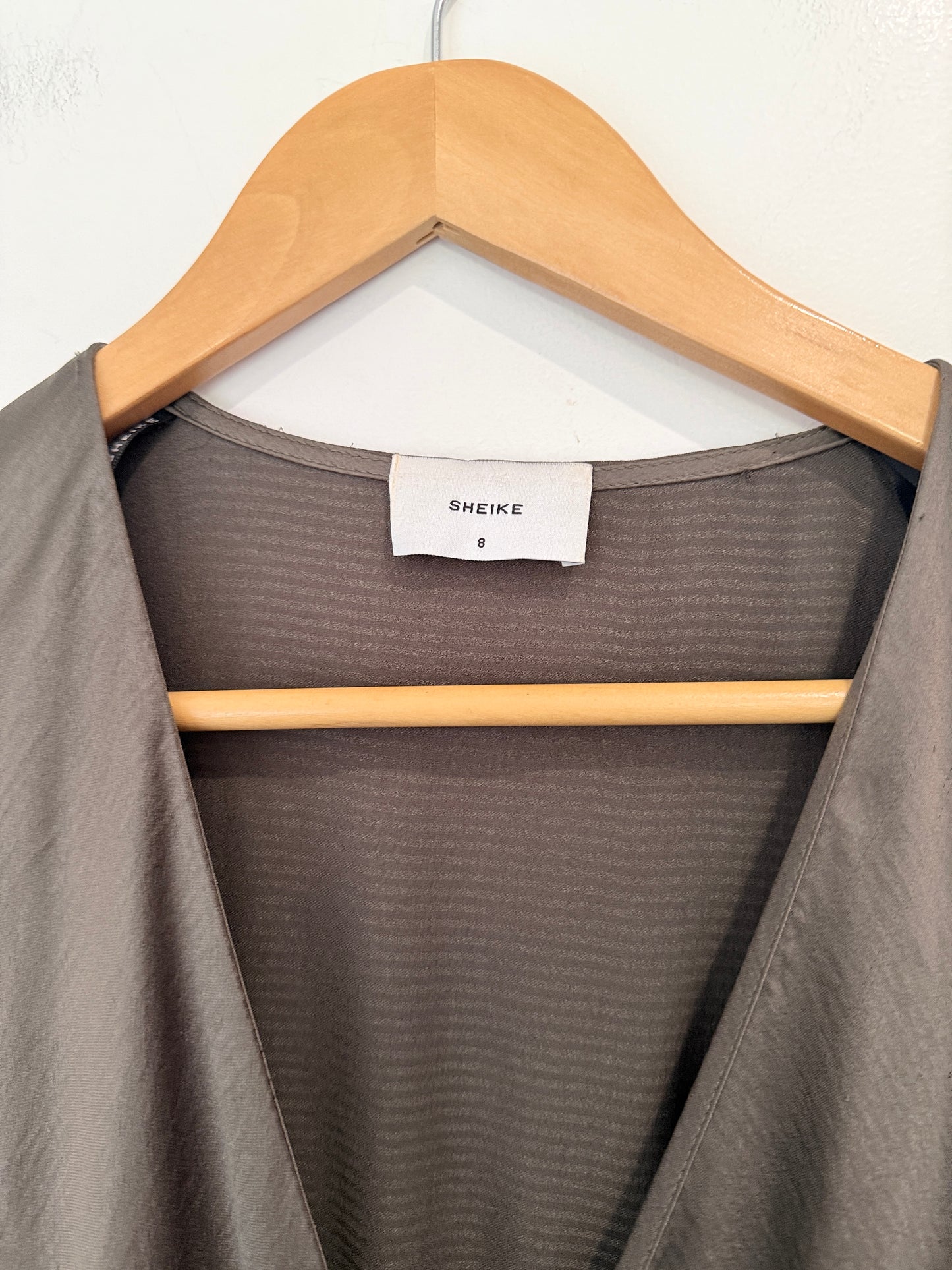 Sheike Wrap Midi Dress Size 8