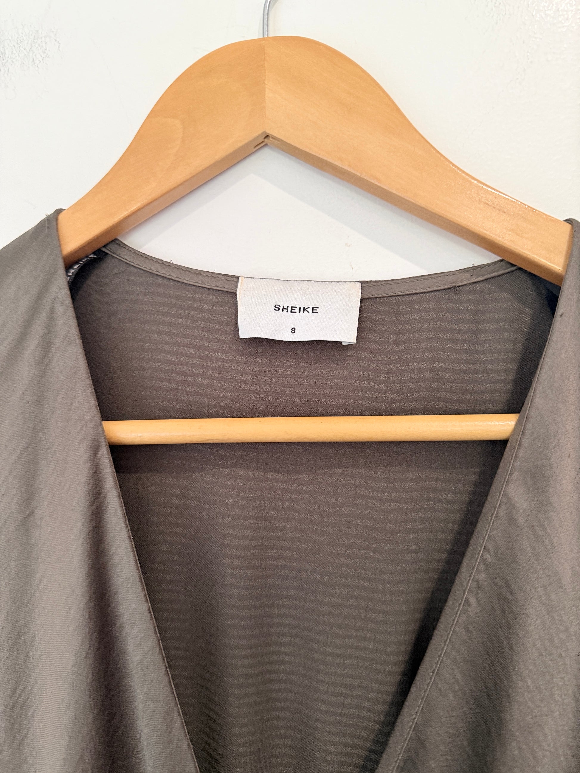 Sheike Wrap Midi Dress Size 8