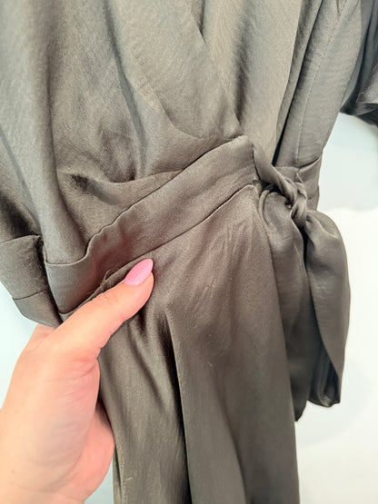 Sheike Wrap Midi Dress Size 8