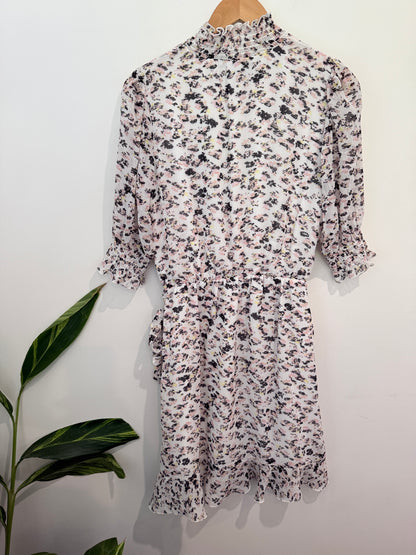 Decjuba Shirred Sleeve Dress Size 10