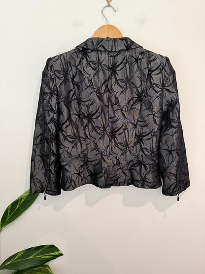 Cue Jacquard Blazer Jacket Size 12