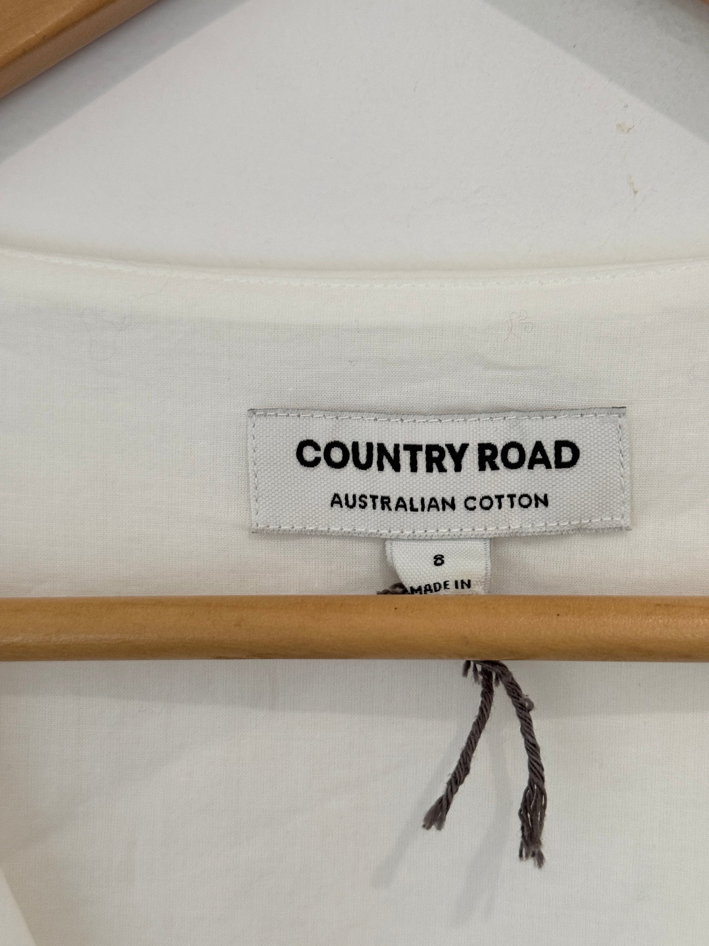 Country Road Puff Sleeve Midi Dress Size 8