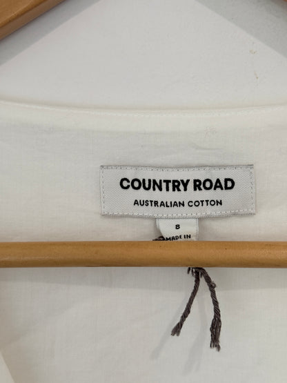 Country Road Puff Sleeve Midi Dress Size 8