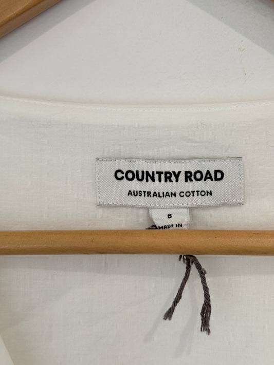 Country Road Puff Sleeve Midi Dress Size 8