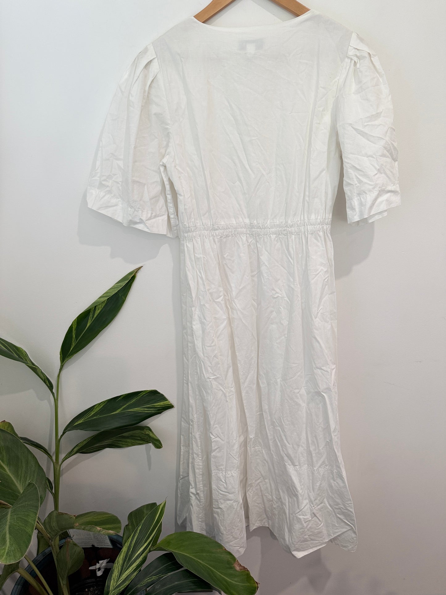 Country Road Puff Sleeve Midi Dress Size 8