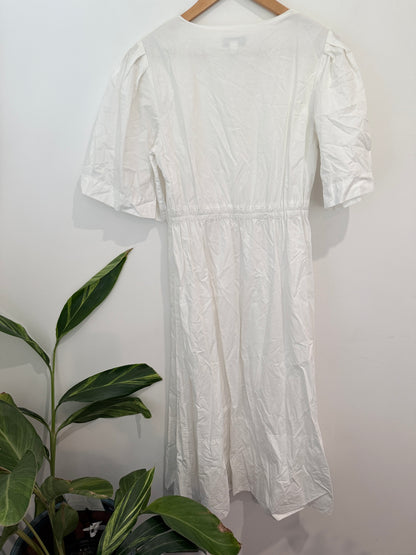 Country Road Puff Sleeve Midi Dress Size 8