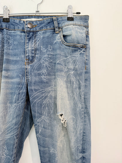 New London Distressed Denim Jeans Size 31 | Waist 86cm