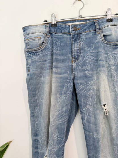 New London Distressed Denim Jeans Size 31 | Waist 86cm