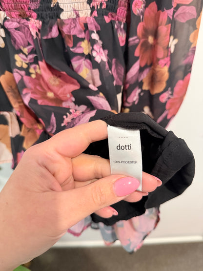 Dotti Floral Tiered Mini Dress. Size 10