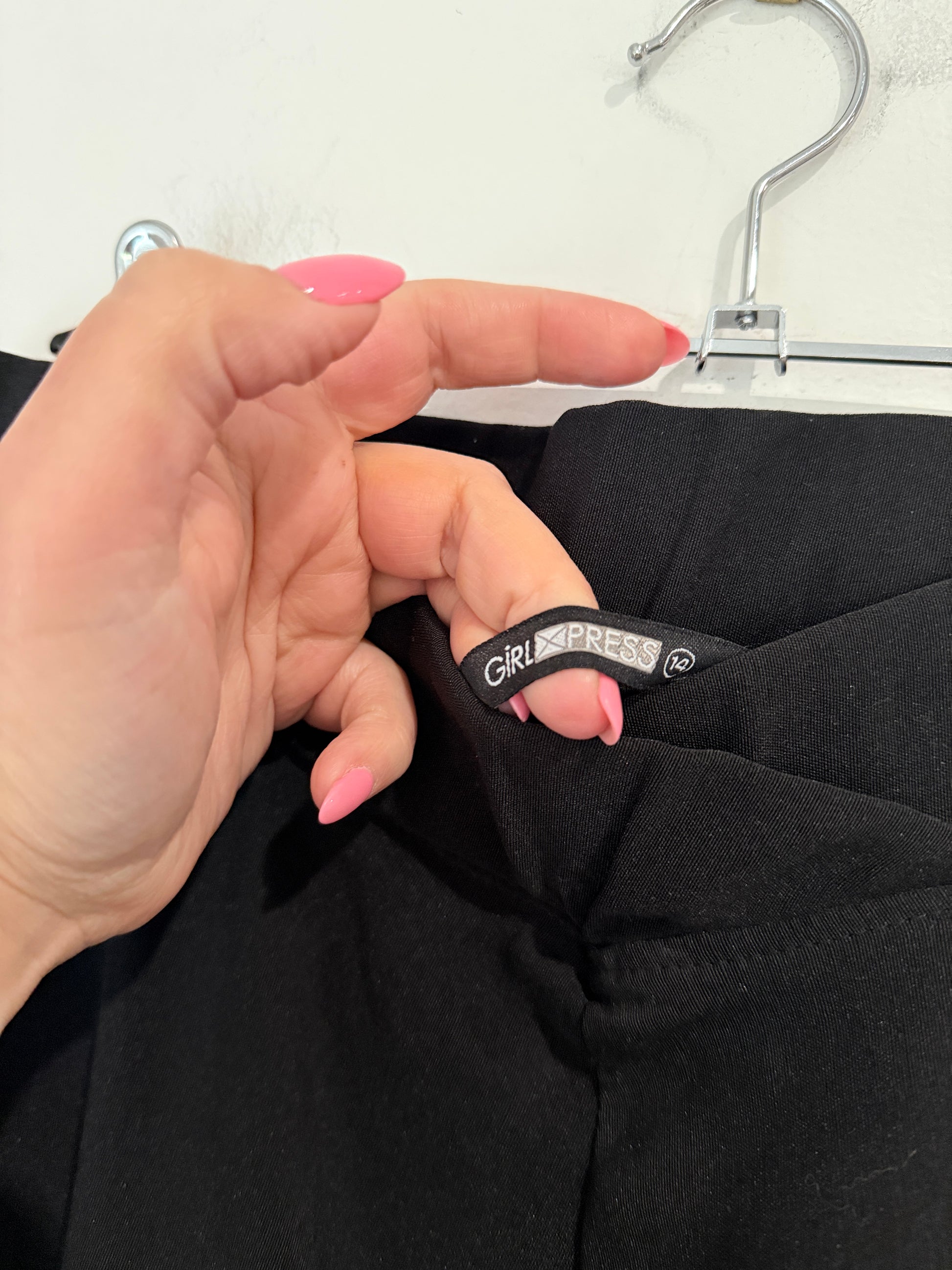Girlxpress Ribbed Trousers Size 14