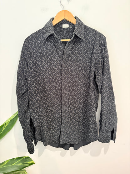 Never Seen Thing Patterned Long-sleeved Shirt Size L | U/Arm to U/Arm 57cm