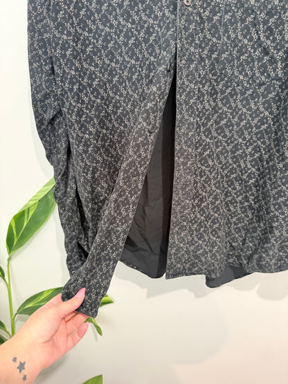 Never Seen Thing Patterned Long-sleeved Shirt Size L | U/Arm to U/Arm 57cm