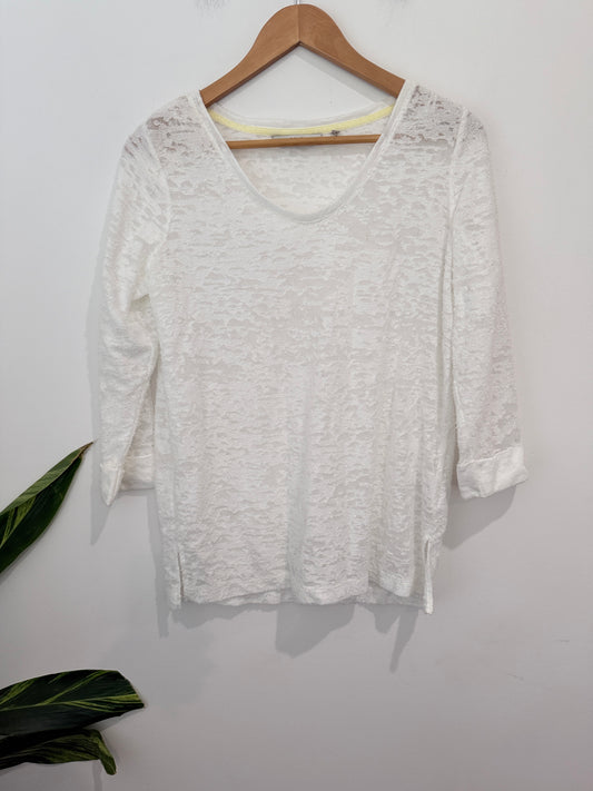 Next Semi-sheer, Lightweight Knit Top Size 10