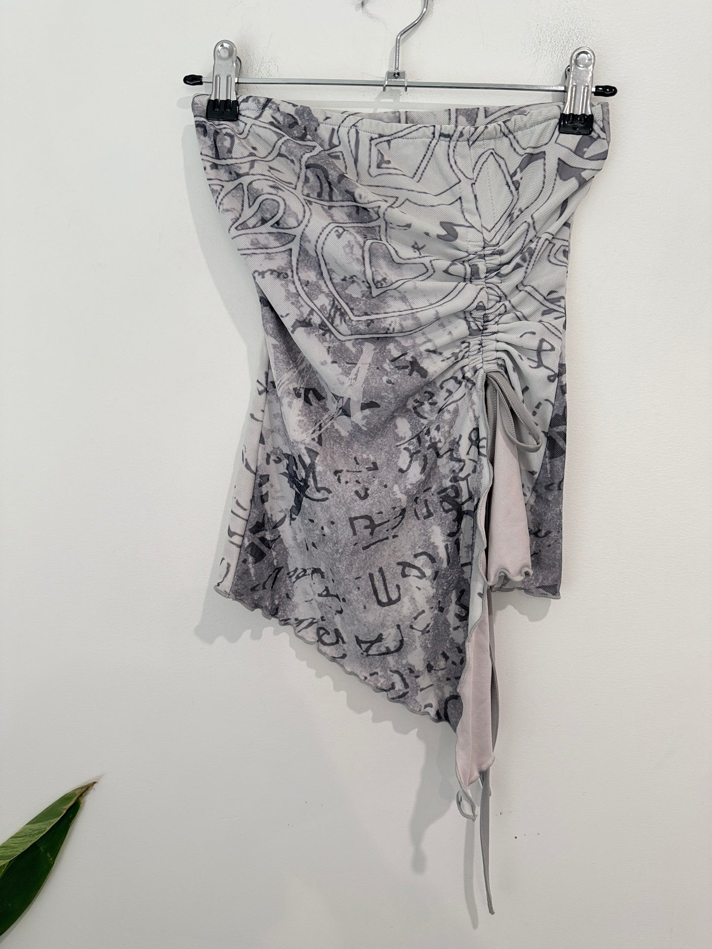 Tiger Mist Strapless Tube Top Size XS
