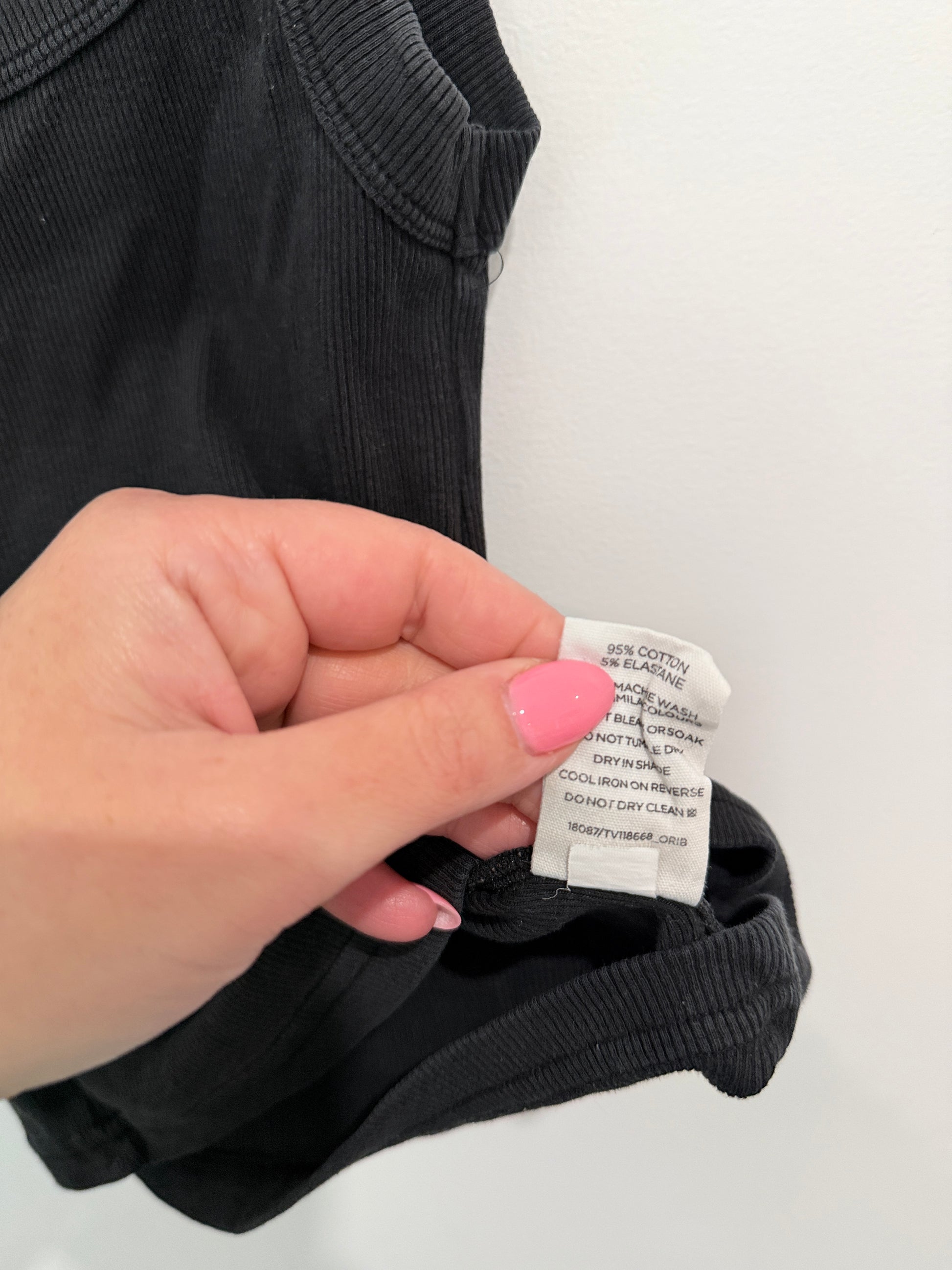 Glassons Ribbed Tank Top Size XS