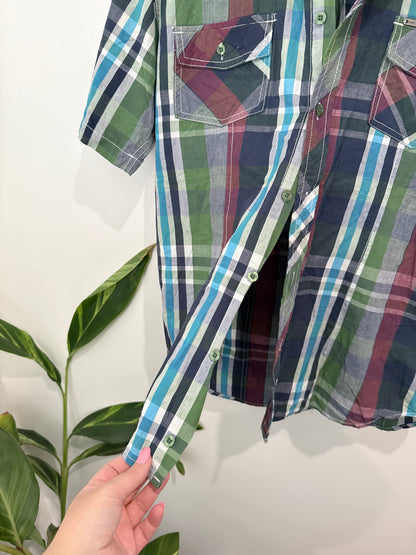 Firstribe Plaid Button-up Shirt Size XL