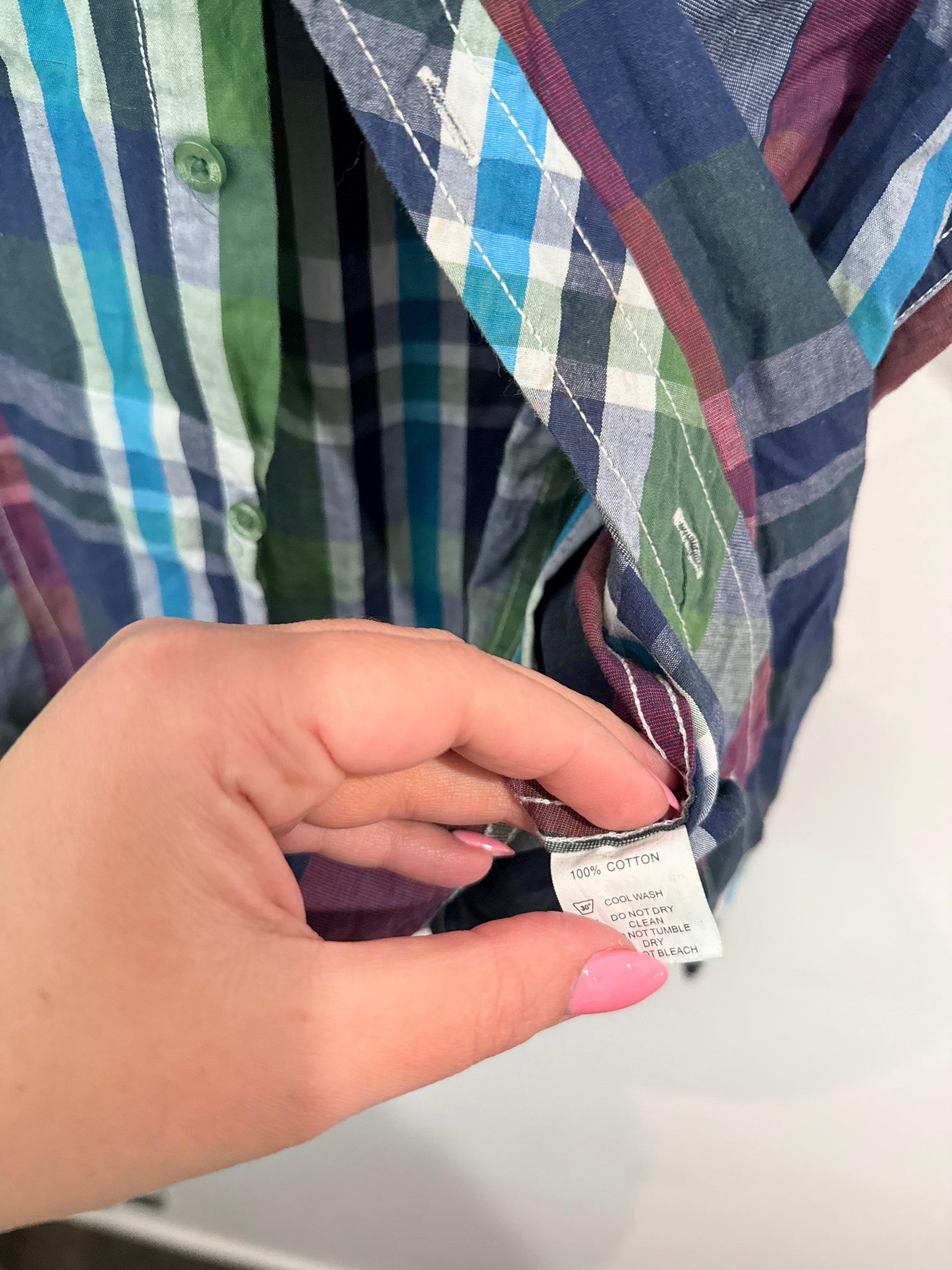 Firstribe Plaid Button-up Shirt Size XL