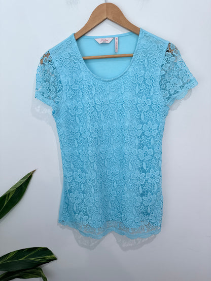 Miller Crochet Lace Top Size 10
