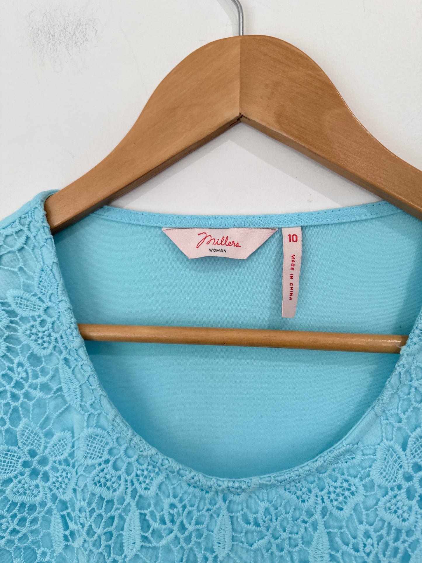 Miller Crochet Lace Top Size 10
