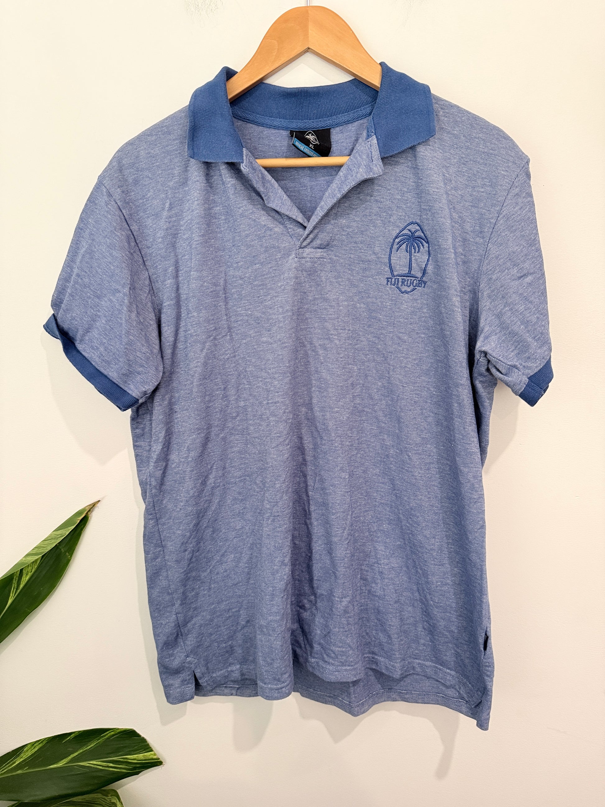 Fiji Rugby Polo Shirt Size XL