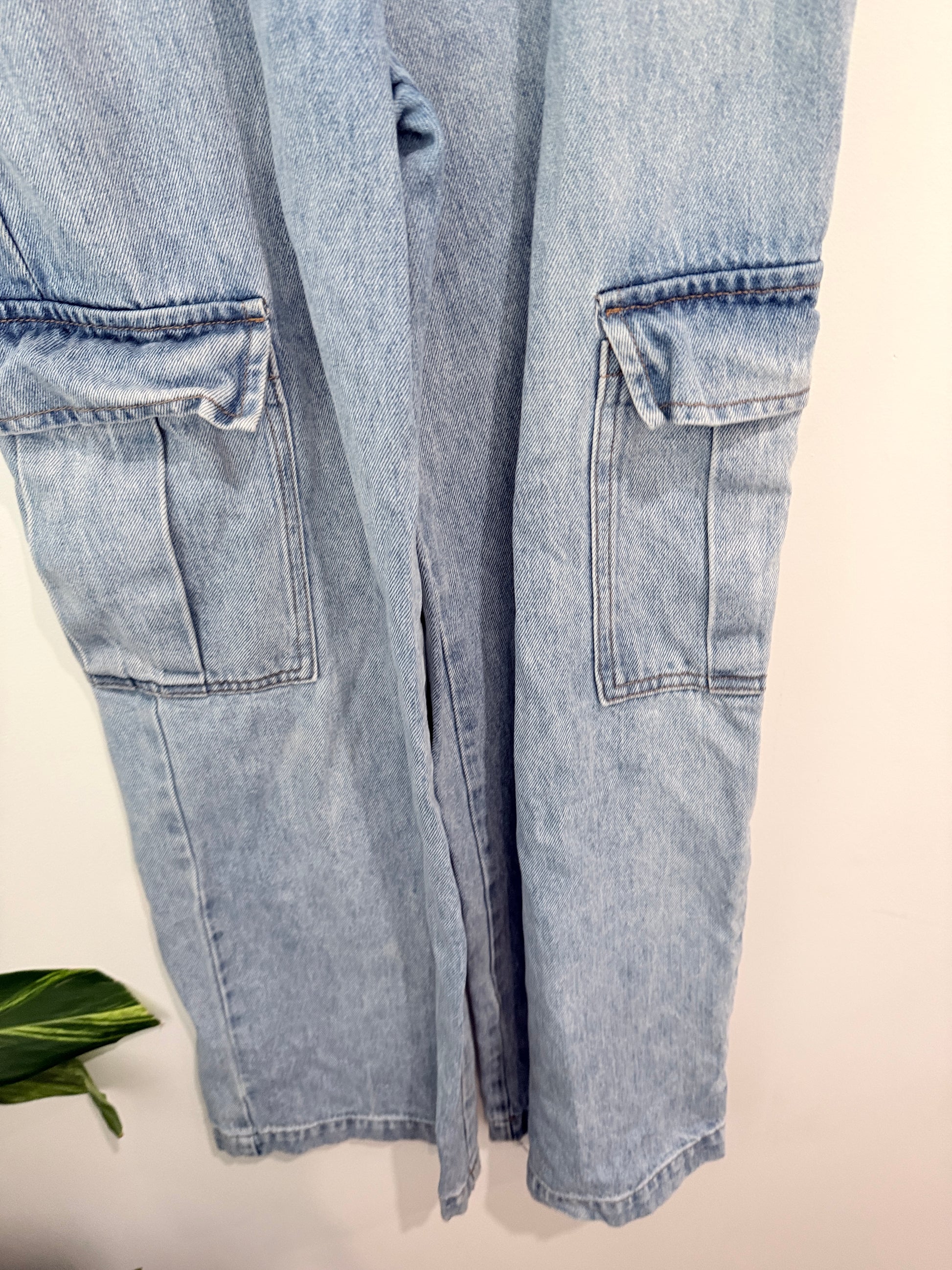 Glassons Denim Cargo Pants Size 10