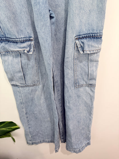 Glassons Denim Cargo Pants Size 10