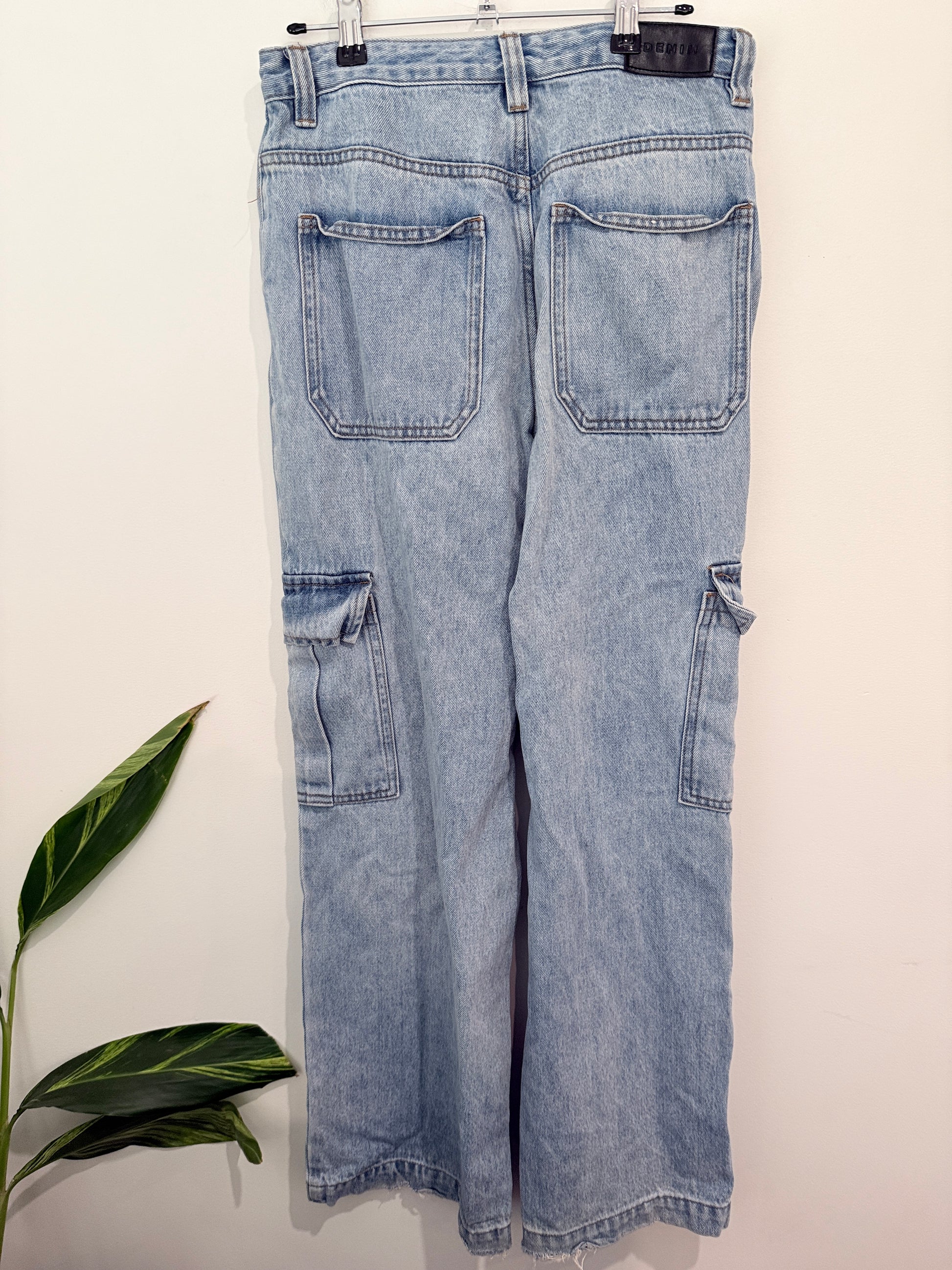 Glassons Denim Cargo Pants Size 10