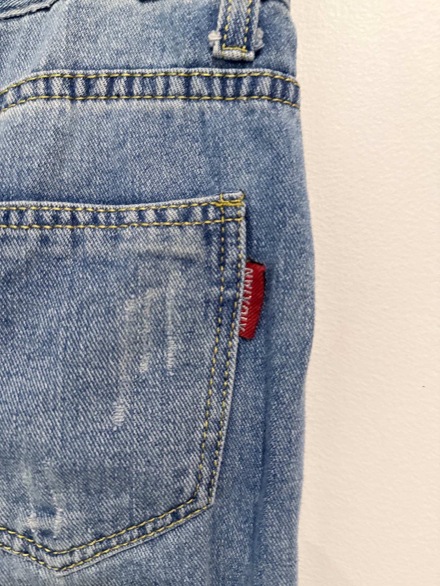 Brand Unknown Distressed Denim Pants Size 2XL | Waist 80cm