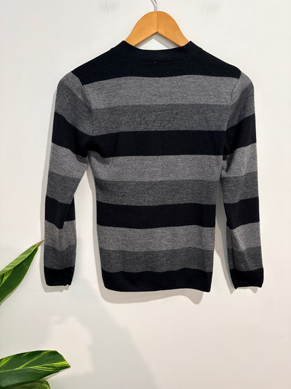 NZ Uniforms Striped Cardigan Size 10