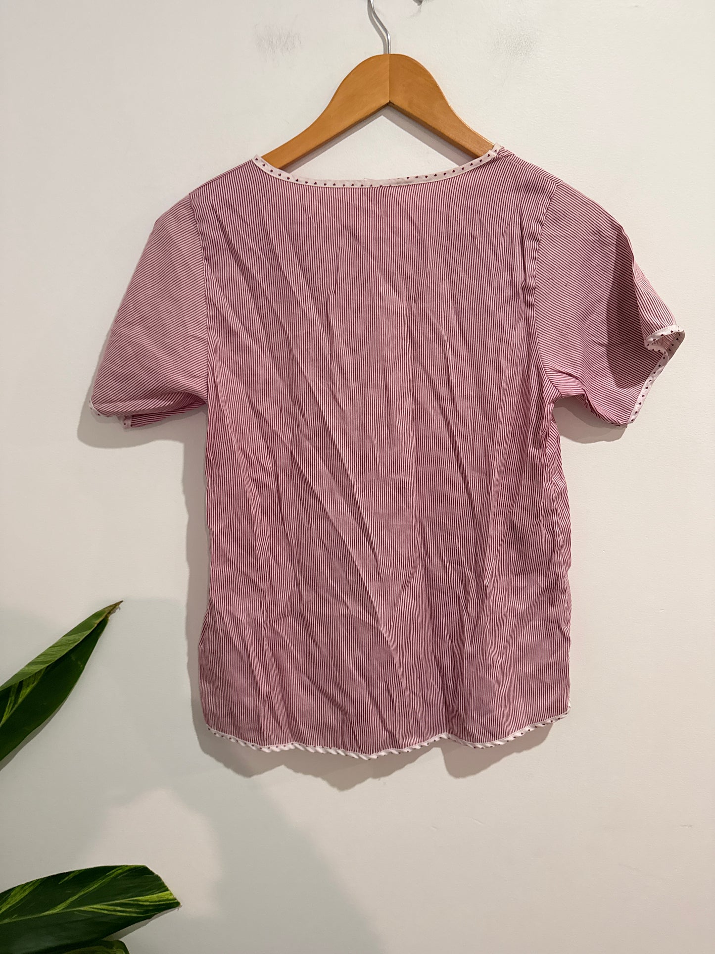 Jasmine Striped Short-sleeve Top Size U/Arm to U/Arm 45cm